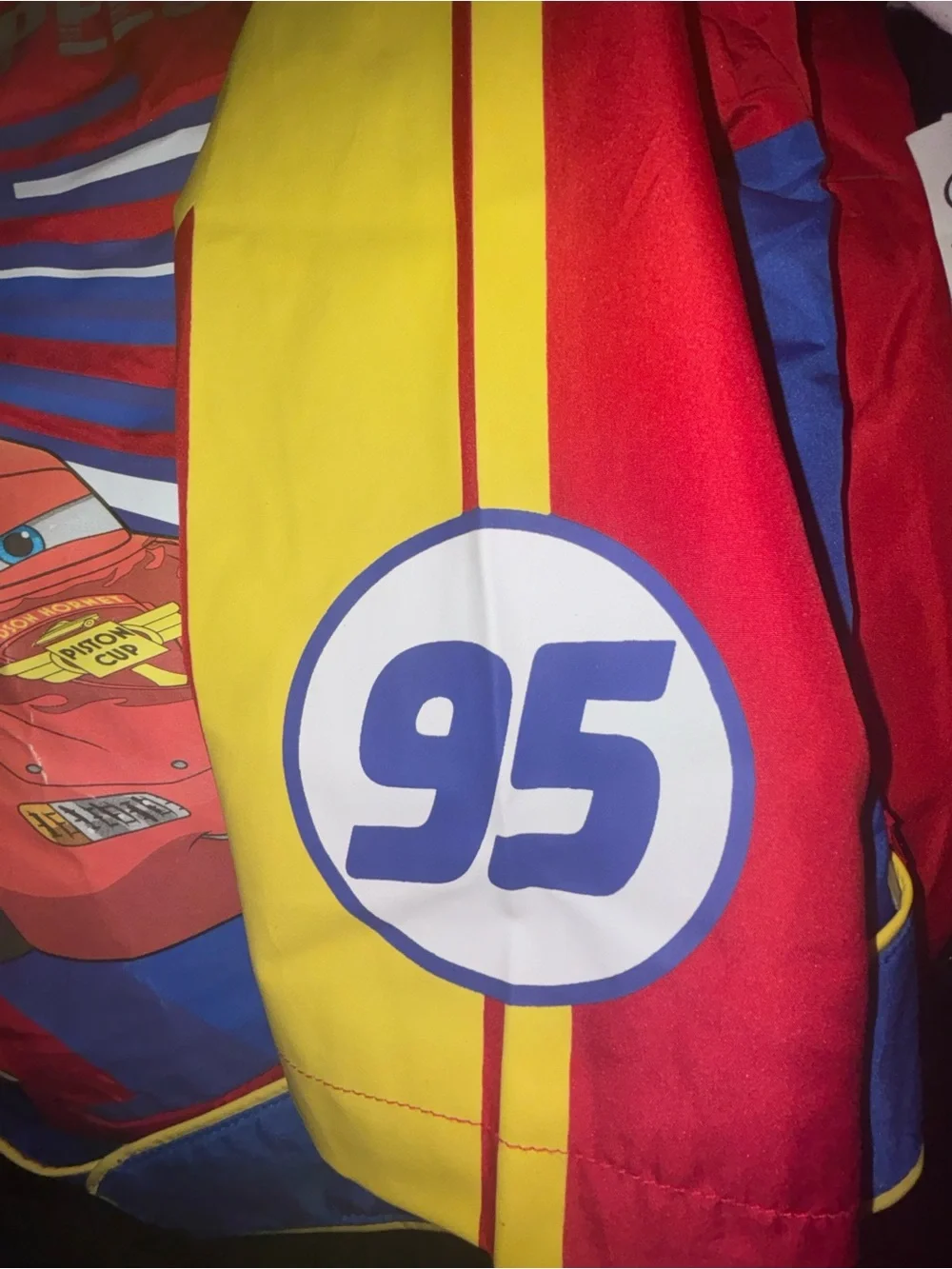 DISNEY Collection Lightning McQueen Halloween Costume Cosplay Boys Size 7/8